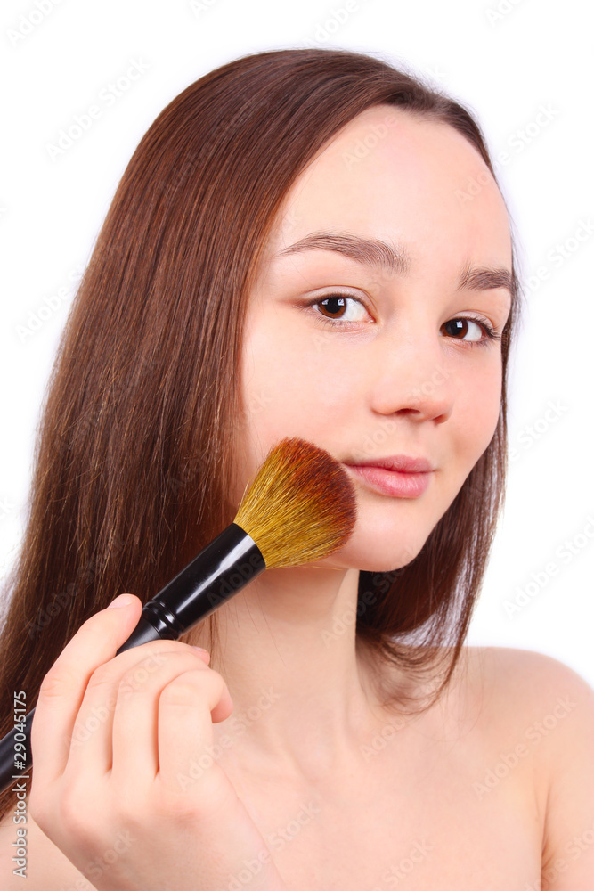 Portrait of attractive young girl Portrait of attractive young girl
