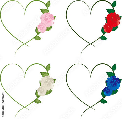 薔薇のハート