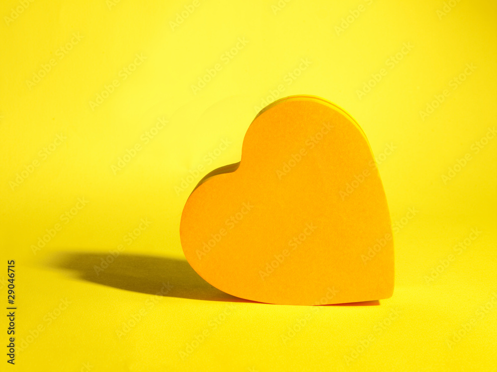 Uncluttered, golden heart background Uncluttered, golden heart background