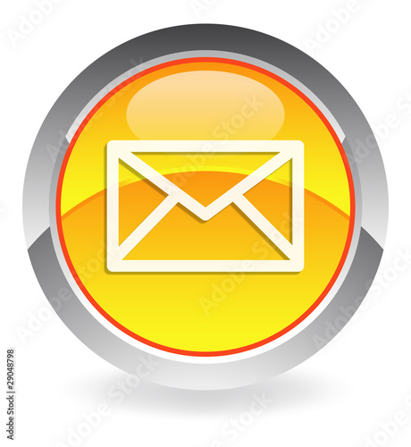 yellow mail button