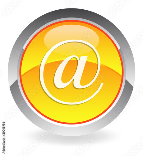 yellow mail button