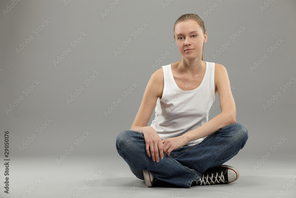 Portrait of an attractive young woman Portrait of an attractive young woman
