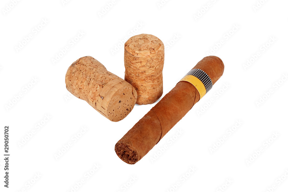 Cigar and wine corks