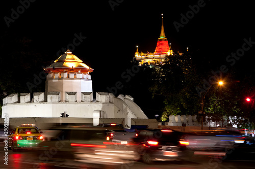 Photography Golden mount temple, bangkok, thailand