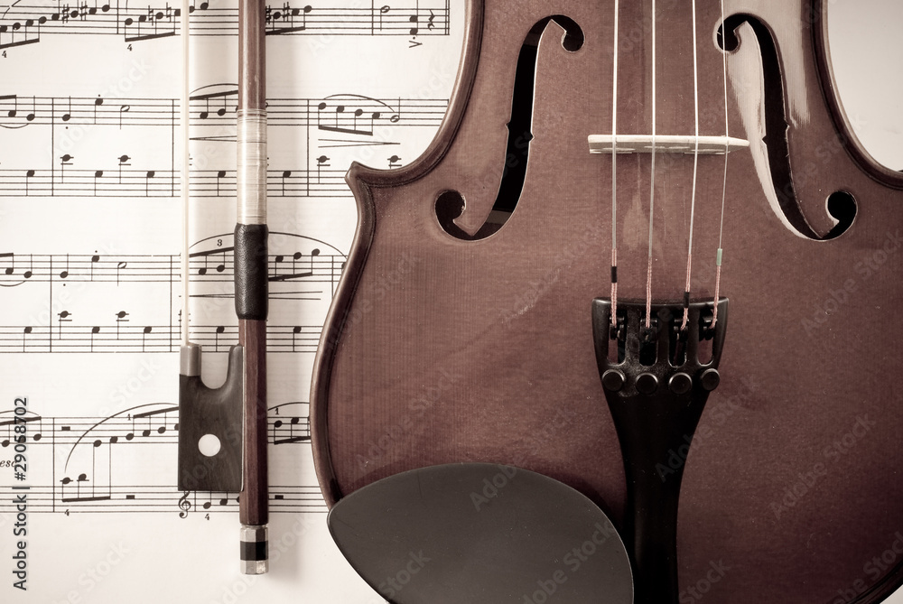 Obraz premium Conceptual Music Background