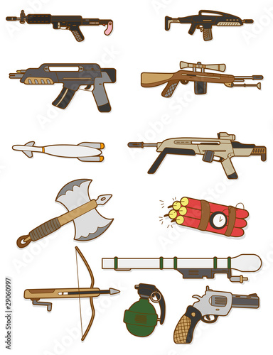 cartoon weapon icon