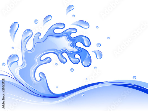Big water wave