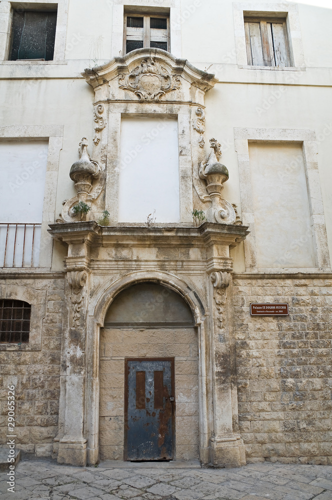 Ex Dogana Vecchia Palace. Molfetta. Apulia.
