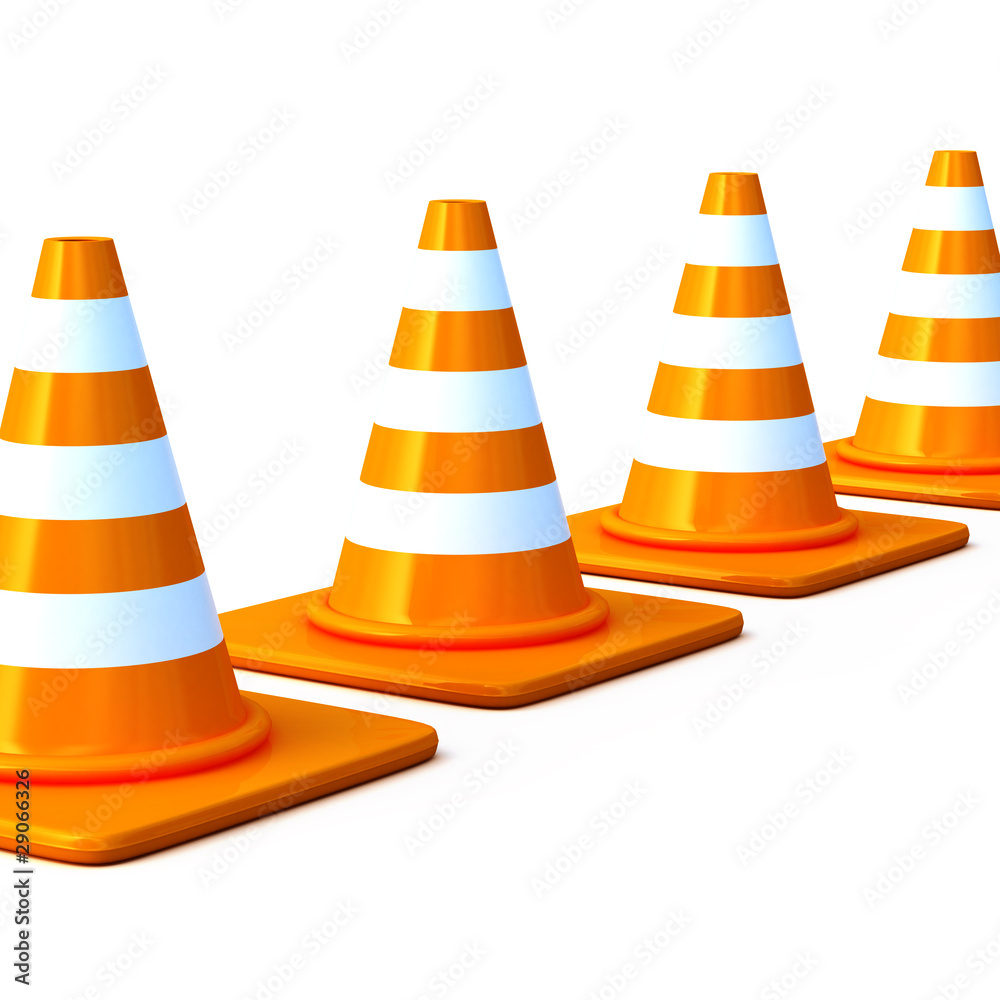 the 3d traffic cones