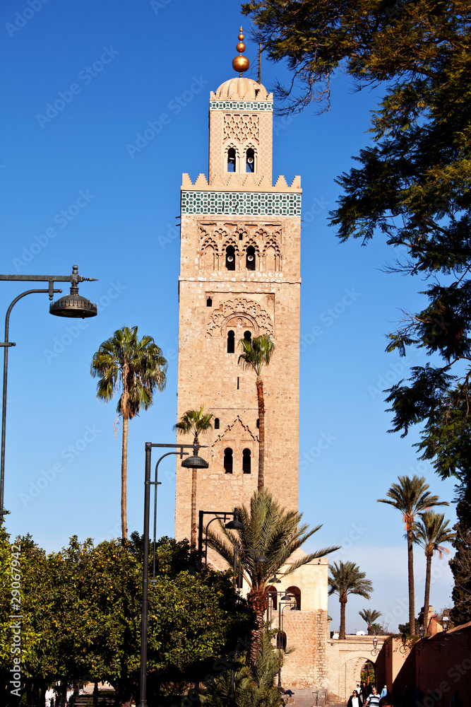 Fototapeta premium Koutoubia Moschee von Marrakesch 492