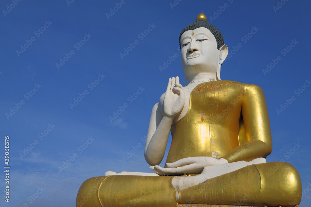 big white Buddha big white Buddha