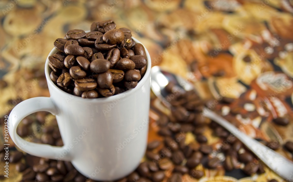 Fototapeten Kaffeebohnen Kaffeebohnen - Kaffeebohnen #29072520