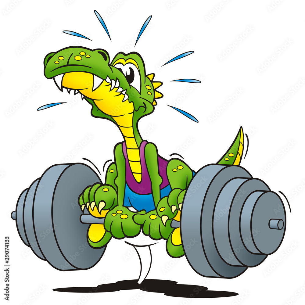 Fototapeta premium Croc Heavy Weight