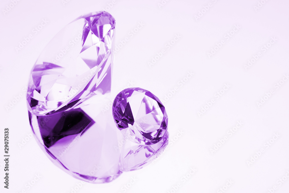 gemstones on mirror gemstones on mirror