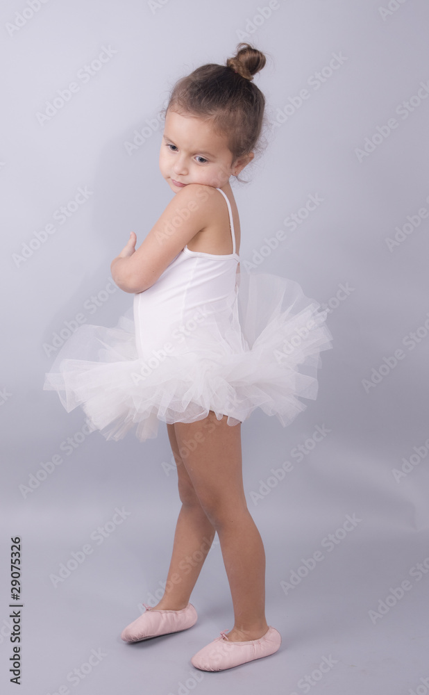 enfant de 4 ans en tutu de danseuse Photos