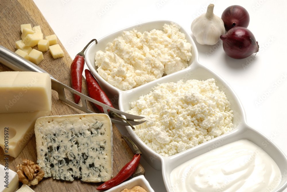 Different cheeses varieties Different cheeses varieties