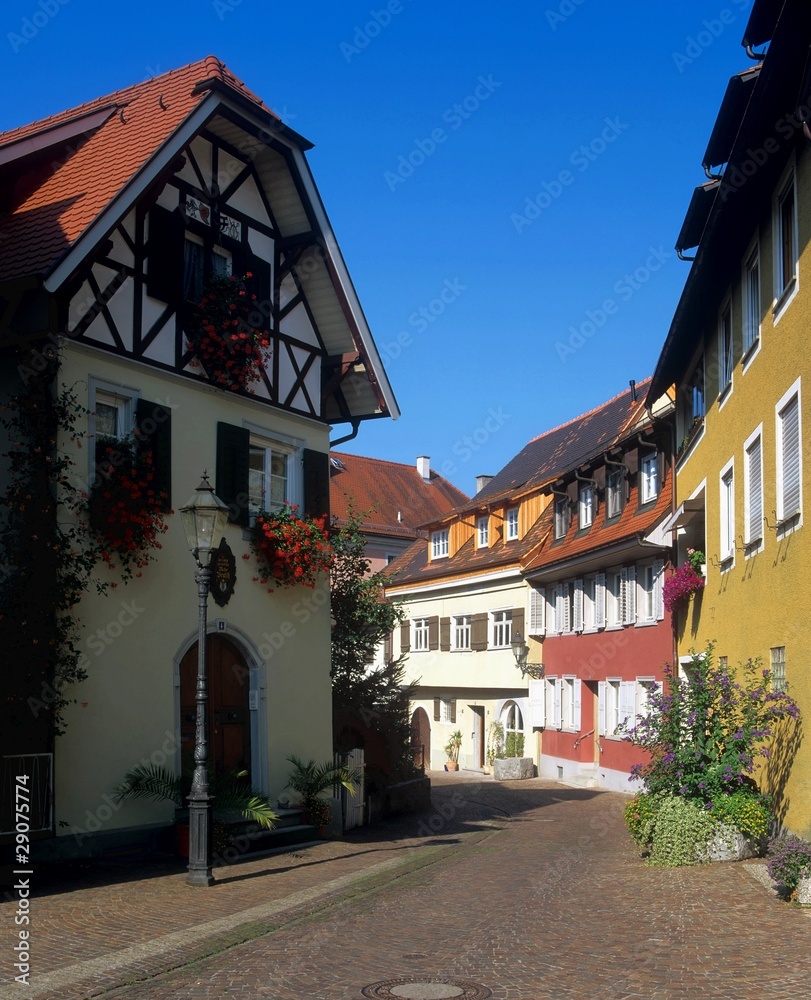 Markdorf, historische Altstadt,  Baden-Württemberg, Deutschland