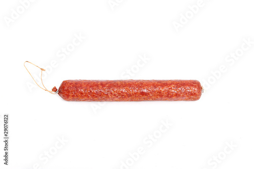 Smoked sausage. photo