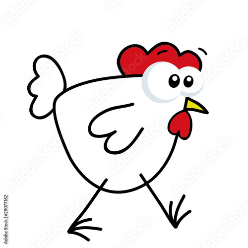 Huhn lustig