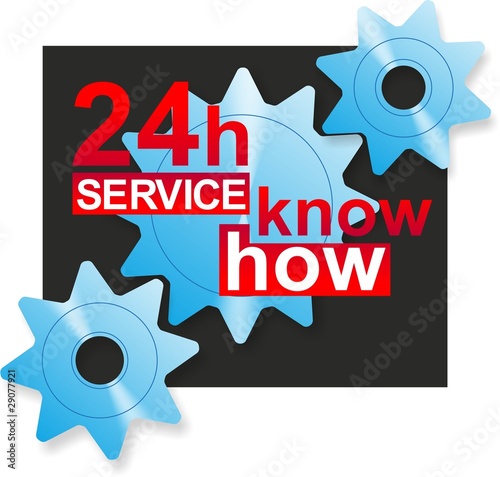 24 h Zahnrad
