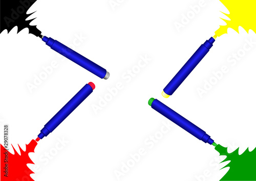 Markers in corners