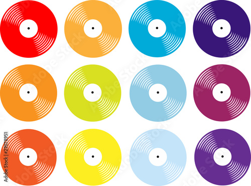 Vinyl Records T-Shirt Pattern