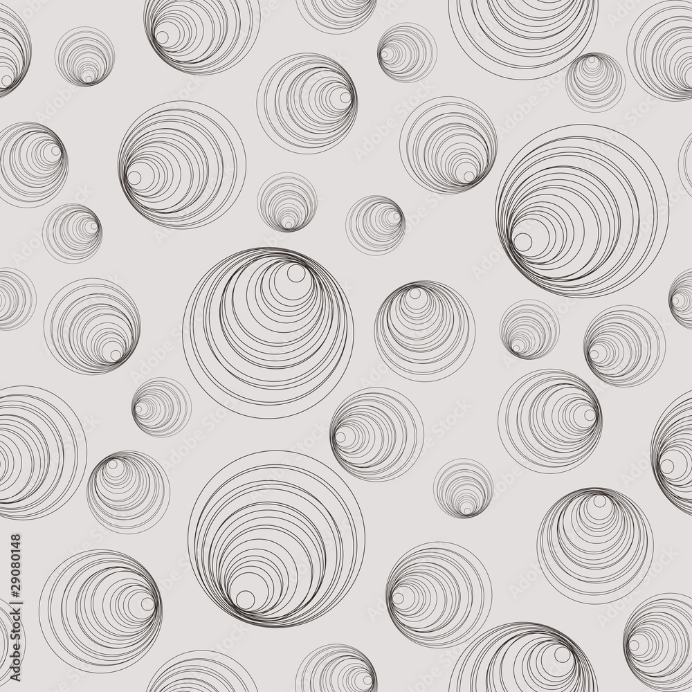 Retro pattern seamless with abstract circles Retro pattern seamless with abstract circles