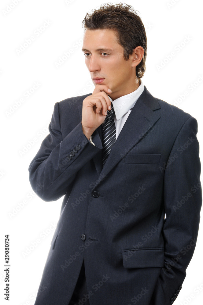 Portrait of a young ambitious businessman Portrait of a young ambitious businessman