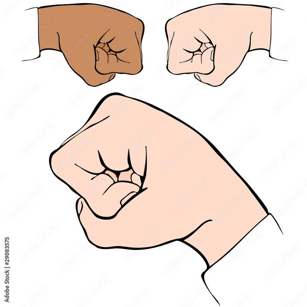 Fist Bump Stock Vector Adobe Stock