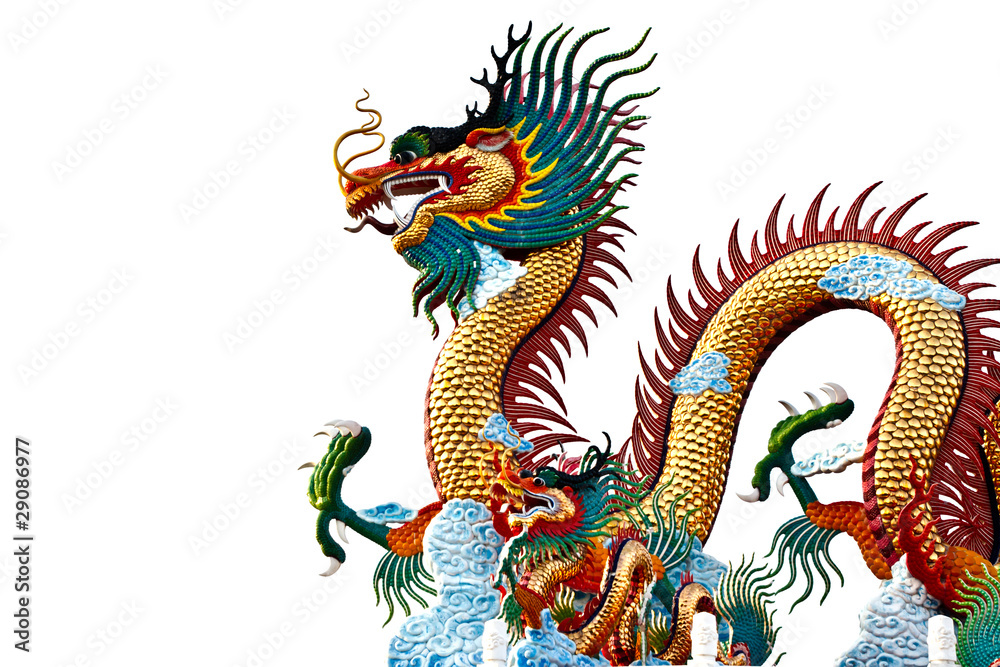 Dragon statue in Chinese style