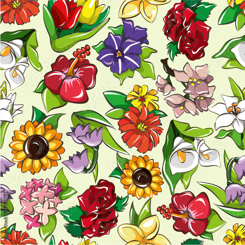 seamless flower pattern