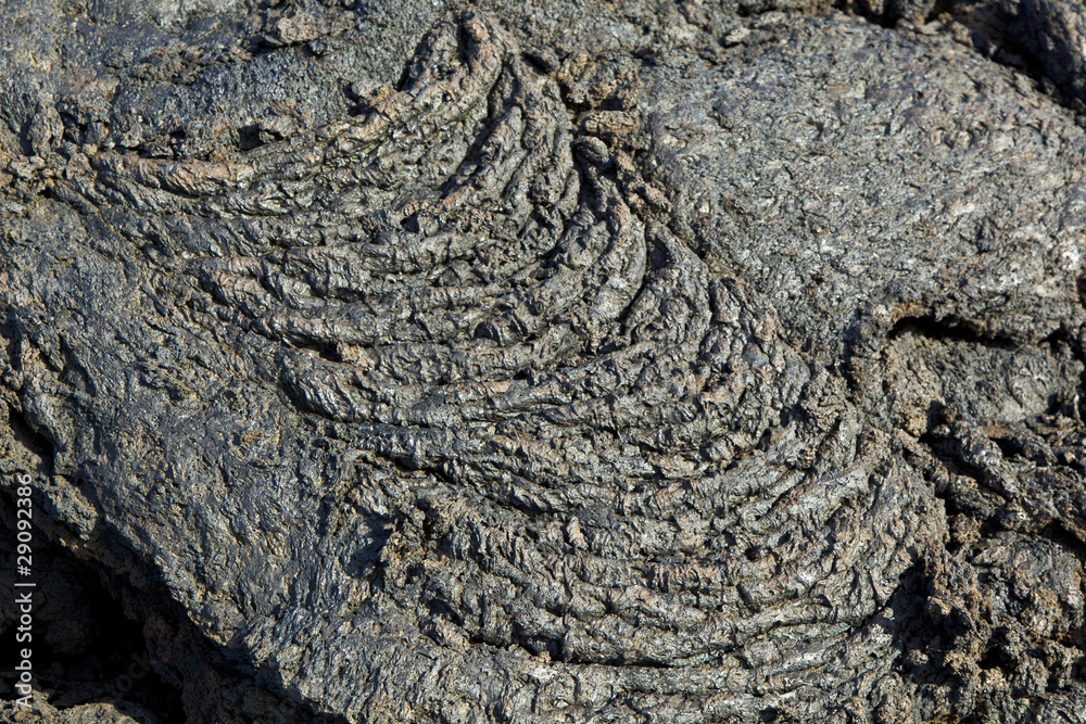 Stones of volcanic flow give a beautiful structure Stones of volcanic flow give a beautiful structure