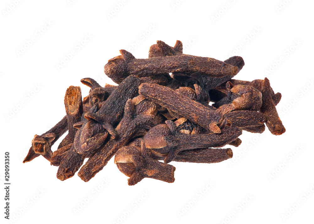 clove heap isolated on white clove heap isolated on white
