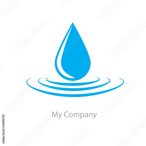 Logo drop of water # Vector