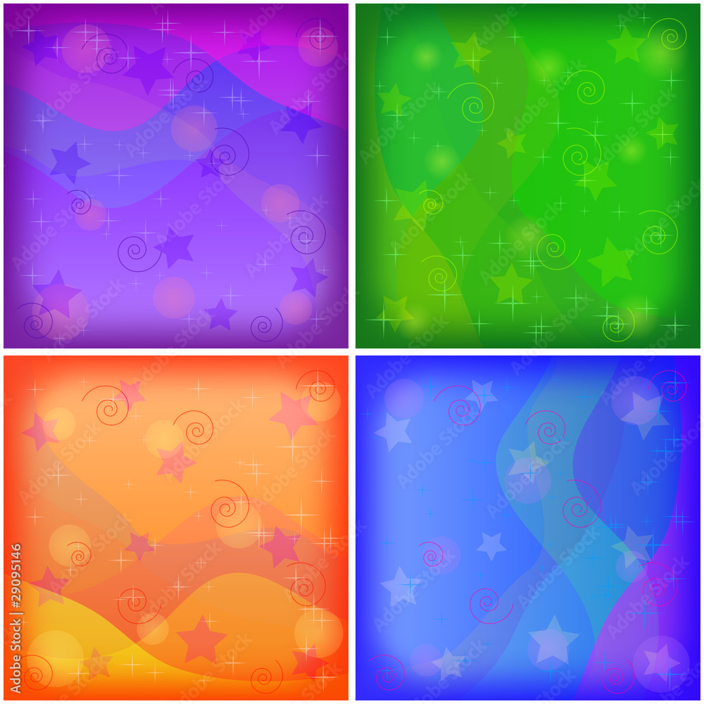 Abstract holiday background, set