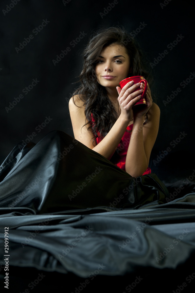 Naklejka premium pościel