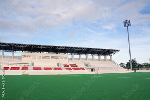 A stadium showing big ground