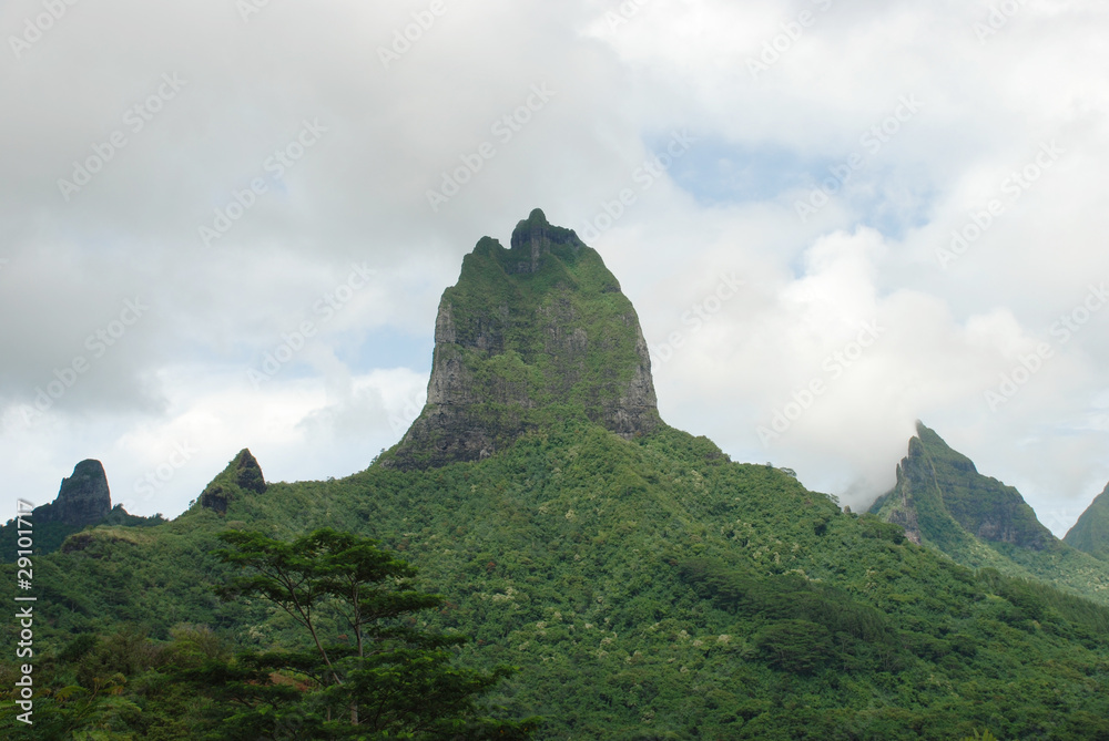 colline,somet,montagne,bora,polynesia