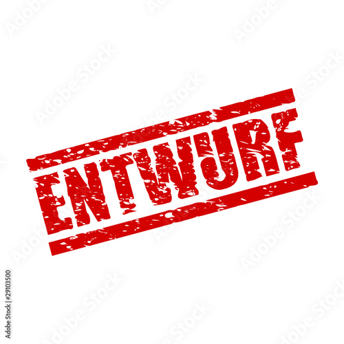 stempel eckig entwurf I
