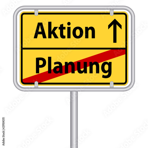 Erst planen, dann handeln