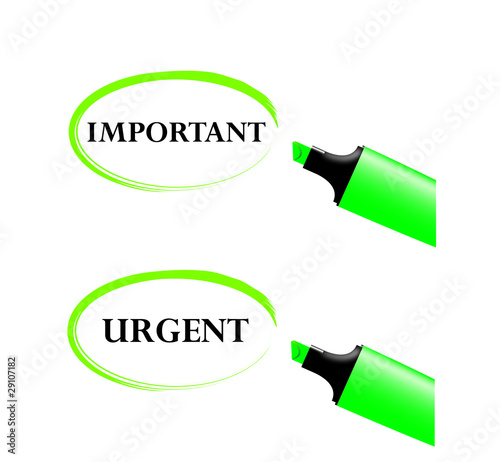 important / urgent