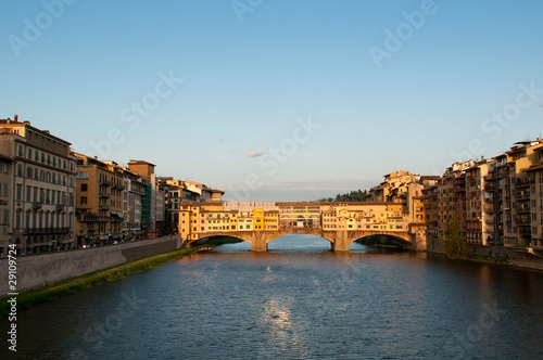 The Ponte Vecchio ("Old Bridge"). Florence, Tuscany, Italy.