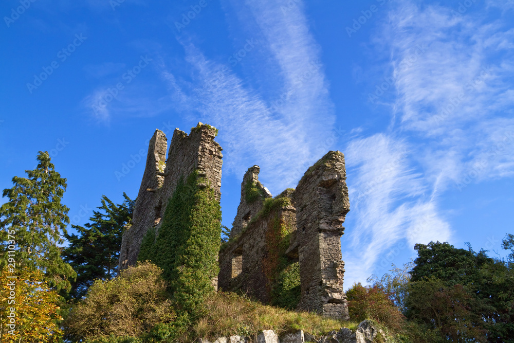Ruins of castle in Castletroy - Ireland