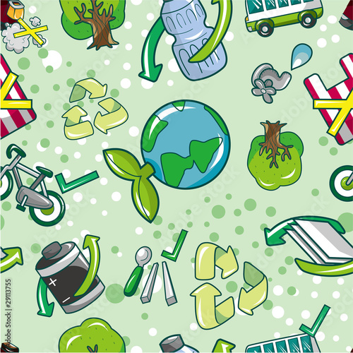 seamless eco pattern