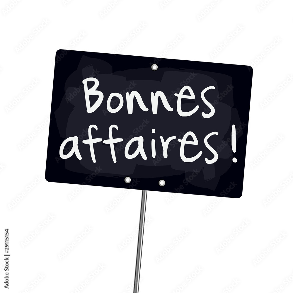 Obraz premium Bonnes affaires