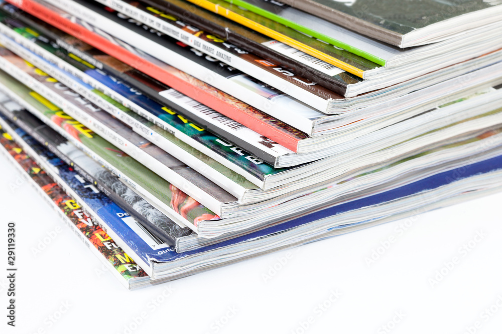 Stack of magazines Stack of magazines