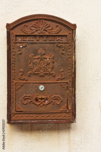 Antique metal mail box © Phish Photography