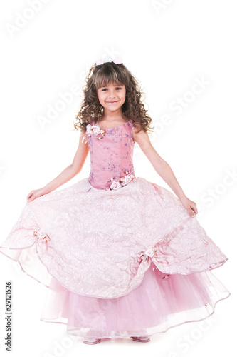 Beautiful little princess dancing