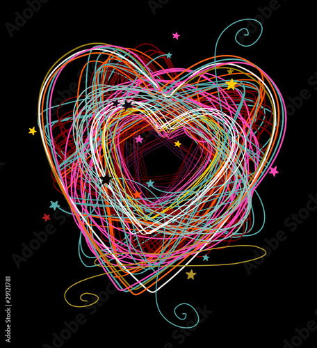 doodle heart
