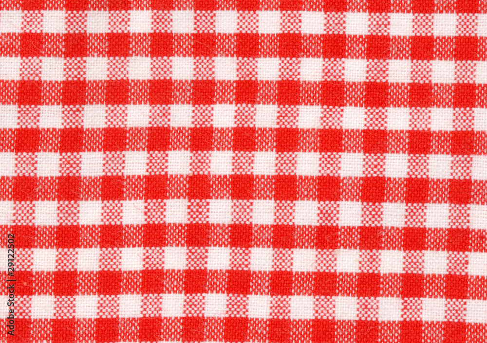 fondo tela cuadros mantel rojo picnic foto de Stock | Adobe Stock